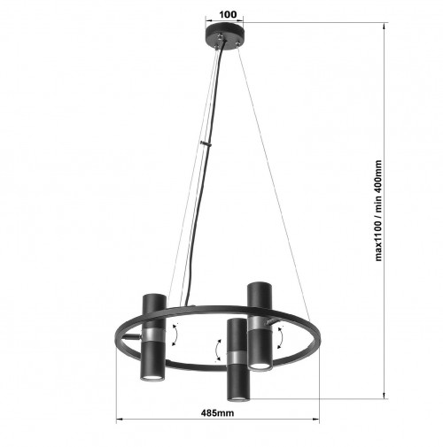 Люстра «Джеймс» 70609 (2021)